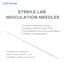 Cole-Parmer Lab Inoculating Needles, Sterile, Polystyrene, 1 µL, Individually Wrapped; 250/Cs