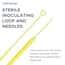 Cole-Parmer Inoculating Loop and Needles, Sterile, Polystyrene, 1 µL, Individually Wrapped; 250/Cs