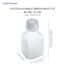 Cole-Parmer Autoclavable Media Bottles, Square Plastic, PPCO, 60 mL (2 oz); 12/Pk