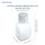 Cole-Parmer Autoclavable Media Bottles, Square Plastic, PPCO, 125 mL (4.2 oz); 12/Pk