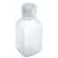 Cole-Parmer Autoclavable Media Bottles, Square Plastic, PPCO, 250 mL (8.5 oz); 12/Pk