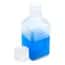 Cole-Parmer Autoclavable Media Bottles, Square Plastic, PPCO, 500 mL (16.9 oz); 12/Pk