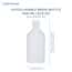 Cole-Parmer Autoclavable Media Bottles, Square Plastic, PPCO, 1000 mL (33.8 oz); 6/Pk