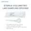 Cole-Parmer Sterile Volumetric Lab Sampling Spoons, HDPE, 30 mL (1.01 oz); 100/PK