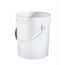 Stackable high-density polyethylene pail, 3 1/2 gallon