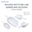 Cole-Parmer Round-Bottom Lab Sampling Scoops, HDPE, 250 mL (8.45 oz); 5/CS