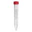 Cole-Parmer Centrifuge Tubes, Sterile, Red Cap, Polypropylene, Conical-Bottom, 15 mL; 25/ Rack, 20 Racks/CS