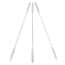 Cole-Parmer Nickel/SS Lab Spatulas with 1.63" Flat Rounded and Flat Tapered Ends; 3/PK