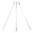 Cole-Parmer Nickel/SS Lab Spatulas with 0.5" Spoon x 1.25" Flat Ends, Hayman Style; 3/PK