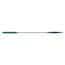 Cole-Parmer Spatula with 1.5" Flat Taper x 1.25" Flat Round End, PTFE Coated Stainless Steel