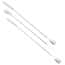 Cole-Parmer Nickel/SS Lab Spatulas with 1.13" Spoon x 1.63" Flat Blunt Ends; 3/PK