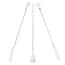 Cole-Parmer Nickel/SS Lab Spatulas with 1.13" Spoon x 1.63" Flat Blunt Ends; 3/PK