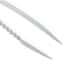 Cole-Parmer Reinforced Nylon Plastic Lab Forceps/Tweezers, Serrated Blunt Tips, 12.2 cm L (4.8"); 100/PK