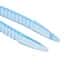 Cole-Parmer Sterile Polystyrene Plastic Lab Forceps/Tweezers, Serrated Blunt Tips, 12.2 cm L (4.8”); 100/PK