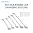 Cole-Parmer Double-Ended Lab Sampling Spoons, 304 Stainless Steel, 2 mL and 8 mL