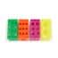 Cole-Parmer 4-Way Modular Tube Rack w/Tray, PP, Fluorescent Colors