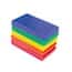 Cole-Parmer 96-Place Reversible Tube Rack no Lid, PP, Assorted Colors; 5/PK