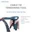 Tensioning Tool for 18 to 50 lb Cable Zip Ties, Heavy Duty Aluminum
