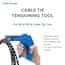 Tensioning Tool for 18 to 50 lb Cable Zip Ties, Polycarbonate