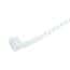 Cole-Parmer 40 Pound Nylon Ladder Cable Zip Ties, 11.5" L, White; 1000/PK