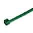 Cole-Parmer 40 Pound Nylon Cable Zip Ties, 8" L, Green; 1000/PK
