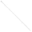 Cole-Parmer 50 Pound Nylon Cable Zip Ties, 12.0" L, White; 1000/PK