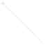Cole-Parmer 18 Pound Nylon Cable Zip Ties, 4" L, White; 1000/Bag