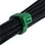 Cole-Parmer 18 Pound Nylon Cable Zip Ties, 4" L, Green; 1000/PK