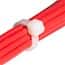 Cole-Parmer 18 Pound Nylon Cable Zip Ties, 4" L, White; 100/PK