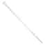 Cole-Parmer 8 Pound Polypropylene Heat-Resistant Cable Zip Ties, 4" L, White; 1000/PK