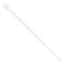 Cole-Parmer 11 Pound Nylon Cable Zip Ties, 2.5" L, White; 100/CS