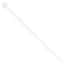 Cole-Parmer 40 Pound Nylon Cable Zip Ties, 4.0" L, White; 100/CS