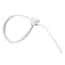 Cole-Parmer 40 Pound Nylon Cable Zip Ties, 6.0" L, White; 100/CS