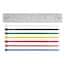 Cole-Parmer 18 Pound Nylon Cable Zip Ties, 4.0" L, White, Black, Green, Yellow, Red, Orange, Blue; 700/CS
