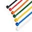Cole-Parmer 18 Pound Nylon Cable Zip Ties, 4.0" L, White, Black, Green, Yellow, Red, Orange, Blue; 700/CS