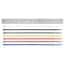 Cole-Parmer 40 Pound Nylon Cable Zip Ties, 8.0" L, White, Black, Green, Yellow, Red, Orange, Blue; 700/CS