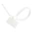 Cole-Parmer 18 Pound Nylon Identification Cable Zip Ties, 4.5" L, White; 100/CS