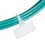Cole-Parmer 18 Pound Nylon Identification Cable Zip Ties, 4.5" L, White; 100/CS