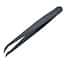 Cole-Parmer ESD Safe Plastic Tweezer, Tips; Curved, Angled, Pointed, 11.5 cm
