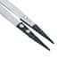 Cole-Parmer 2ACF.SA.1 Stainless Steel Tweezers w/ Flat, Round, Plastic Tips