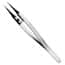 Cole-Parmer 5CF.SA.1 Stainless Steel Tweezers w/ Very Sharp, Tapered, Fine, Plastic Tips