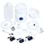 Cole-Parmer VAS-200 Vacuum Aspiration System, Barbed Tube Fittings Cap, 2 L (68 oz)