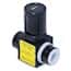 Cole-Parmer PTFE Metering Valve, Low Range, 1/8" NPT(F), 600 mL/min Air, 36 mL/min Water