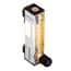 Cole-Parmer Variable Area Flowmeter, Acrylic, Water, 175 mL, 1/8" Brass, No Valve