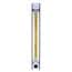 Cole-Parmer Variable Area Flowmeter, 316 Stainless Steel, Glass Float, 1/8" NPT(F), 91 mL/min. (Air), 1.1 mL/min. (H2O), No Valve