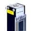 Cole-Parmer Variable Area Flowmeter, 316 Stainless Steel, Glass Float 1/8" NPT(F), 91 mL/min. (Air), 1.1 mL/min. (H2O), Hi-Res Valve