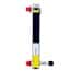 Cole-Parmer Variable Area Flowmeter, 316 Stainless Steel, Stainless Steel Float, 1/8" NPT(F), 1665 mL/min. (Air), 44 mL/min. (H2O), Hi-Res Valve