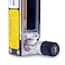 Cole-Parmer Variable Area Flowmeter, 316 Stainless Steel, Stainless Steel Float, 1/8" NPT(F), 16493 mL/min. (Air), 498 mL/min. (H2O), Hi-Res Valve