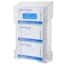 Cole-Parmer ThinTouch™ Powder-Free Blue Disposable Nitrile Gloves and Acrylic Triple Glove Box Holder Bundle