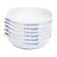 Cole-Parmer Porcelain Flat-Form Evaporating Dish, 80 mL, 6/pk